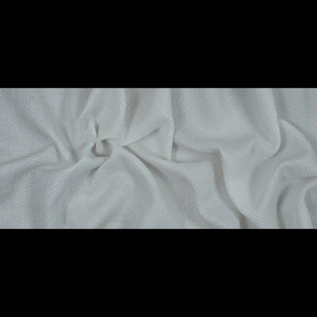 Marylin Metallic White Diamond Quilted Brocade