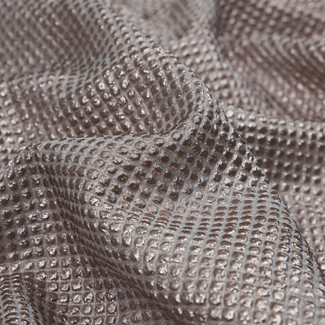 Marylin Metallic Pink Diamond Quilted Brocade