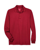 CORE365 Men's Pinnacle Performance Long Sleeve Piqué Polo