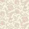 Cotton Wideback Fabric Candlelight Romance Stylized Floral Sprays Cream 116/118"