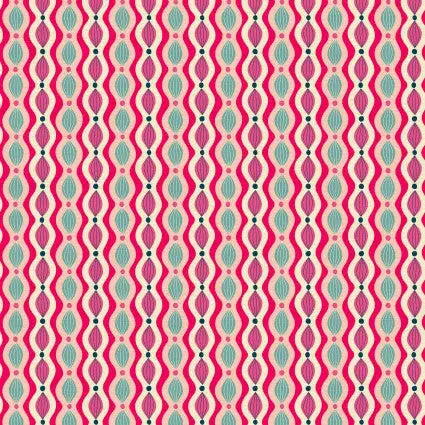 Cotton Wideback Fabric Pink Paradise Birds Chain 118"