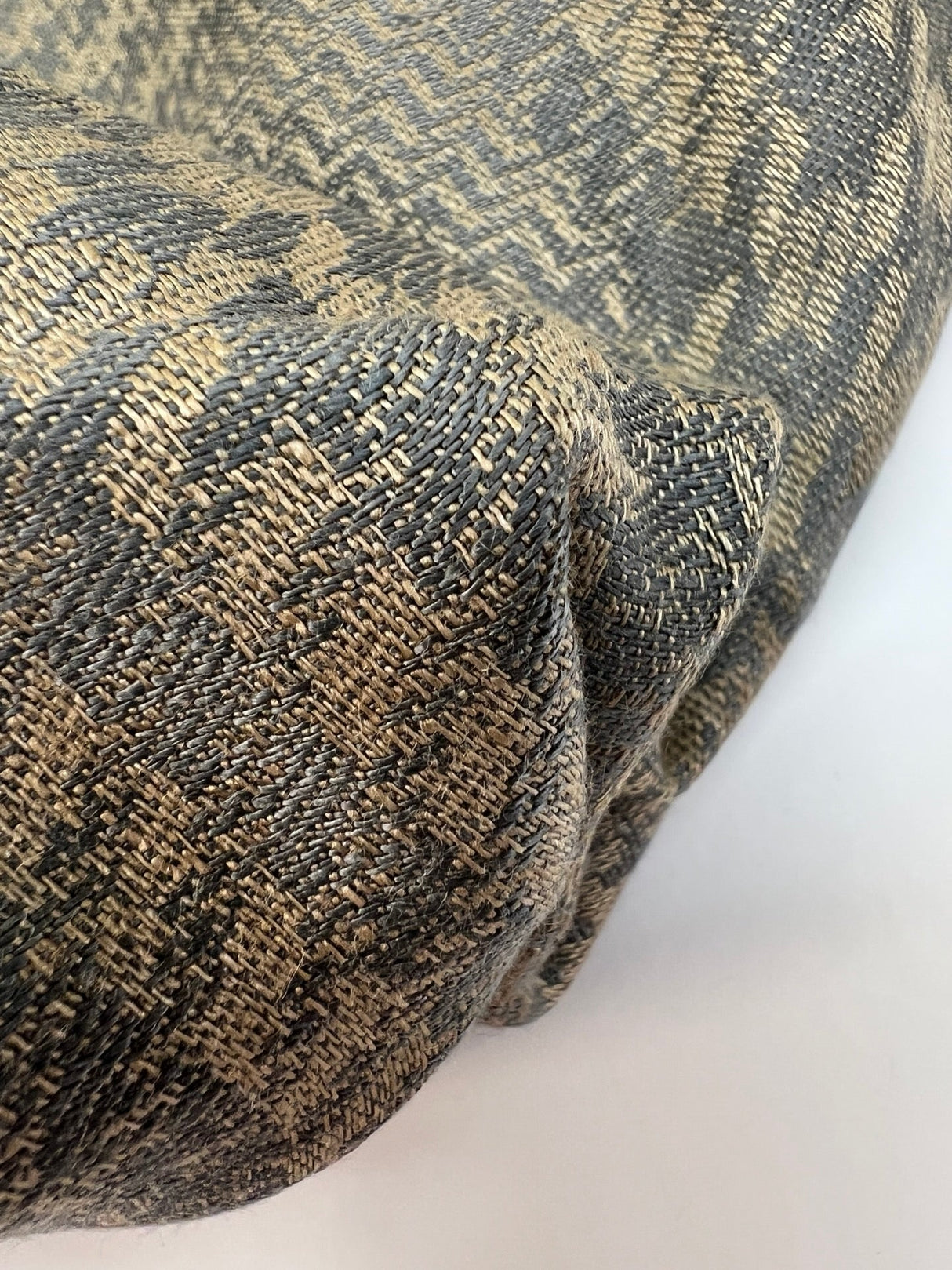 Cotton Viscose Houndstooth Twill Fabric
