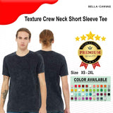 BELLA + CANVAS® Texture Crewneck Short Sleeve Tee