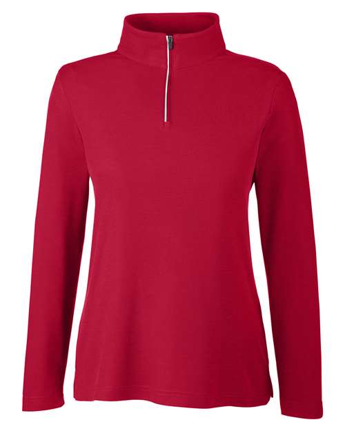 Women's Fusion ChromaSoft Pique Quarter-Zip Pullover