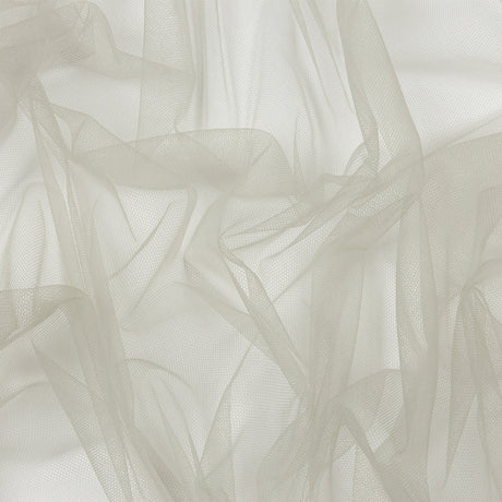 Soft Nylon Tulle - Drizzle Gray - Leonardo Collection
