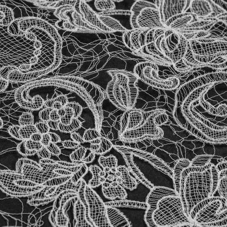 Couture Floral Lace - White