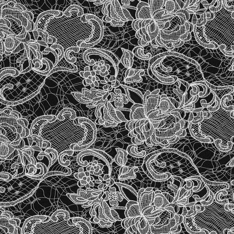 Couture Floral Lace - White