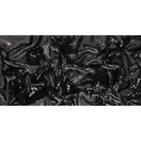 Stretch Rayon Jersey with Two-Tone Paillette Sequins - Iced Pewter and Nebulosity on Black - Nyla Collection