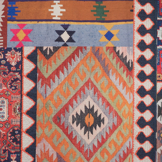 Multicolor Kilim Printed Canvas