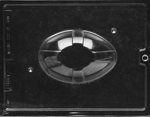 Egg With Bow & Flowers Chocolate Mold - Bottom