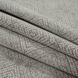 Shale Diamond Patterned Upholstery Chenille