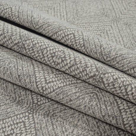 Shale Diamond Patterned Upholstery Chenille