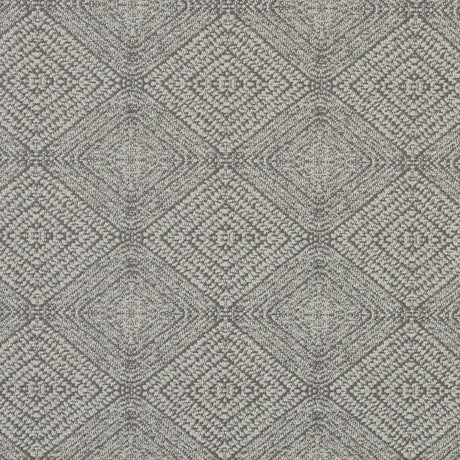 Shale Diamond Patterned Upholstery Chenille