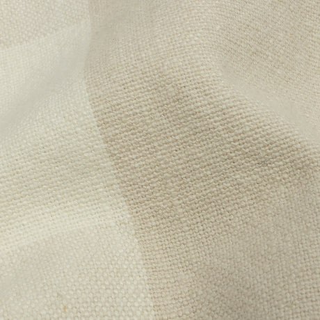 Beige and Cream Buffalo Check Linen and Cotton Woven