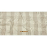 Beige and Cream Buffalo Check Linen and Cotton Woven