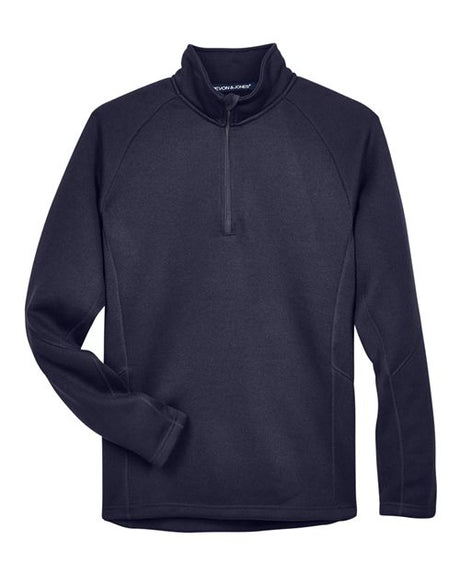 Devon & Jones Unisex Bristol Sweater Fleece Quarter-Zip Pullover