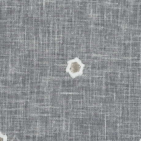 Fog Sheer Embroidered Cotton and Polyester Voile
