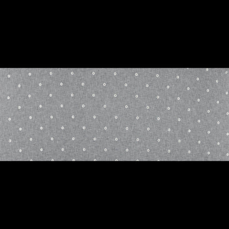 Fog Sheer Embroidered Cotton and Polyester Voile