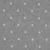 Fog Sheer Embroidered Cotton and Polyester Voile