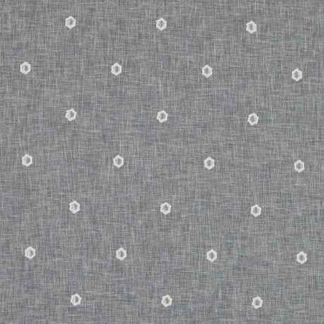 Fog Sheer Embroidered Cotton and Polyester Voile