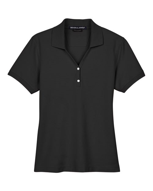 Devon & Jones Women's Pima Piqué Polo