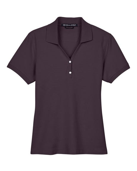 Devon & Jones Women's Pima Piqué Polo