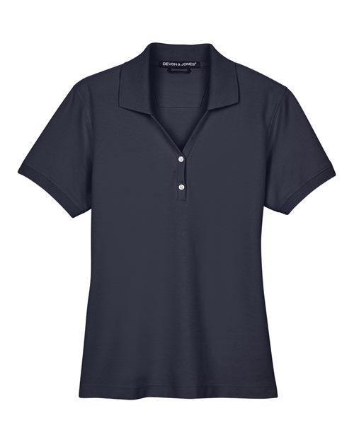 Devon & Jones Women's Pima Piqué Polo