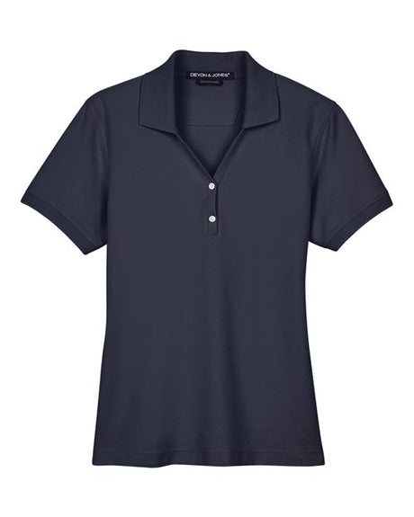 Devon & Jones Women's Pima Piqué Polo