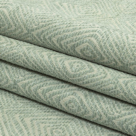 Seaglass Diamond Patterned Upholstery Chenille