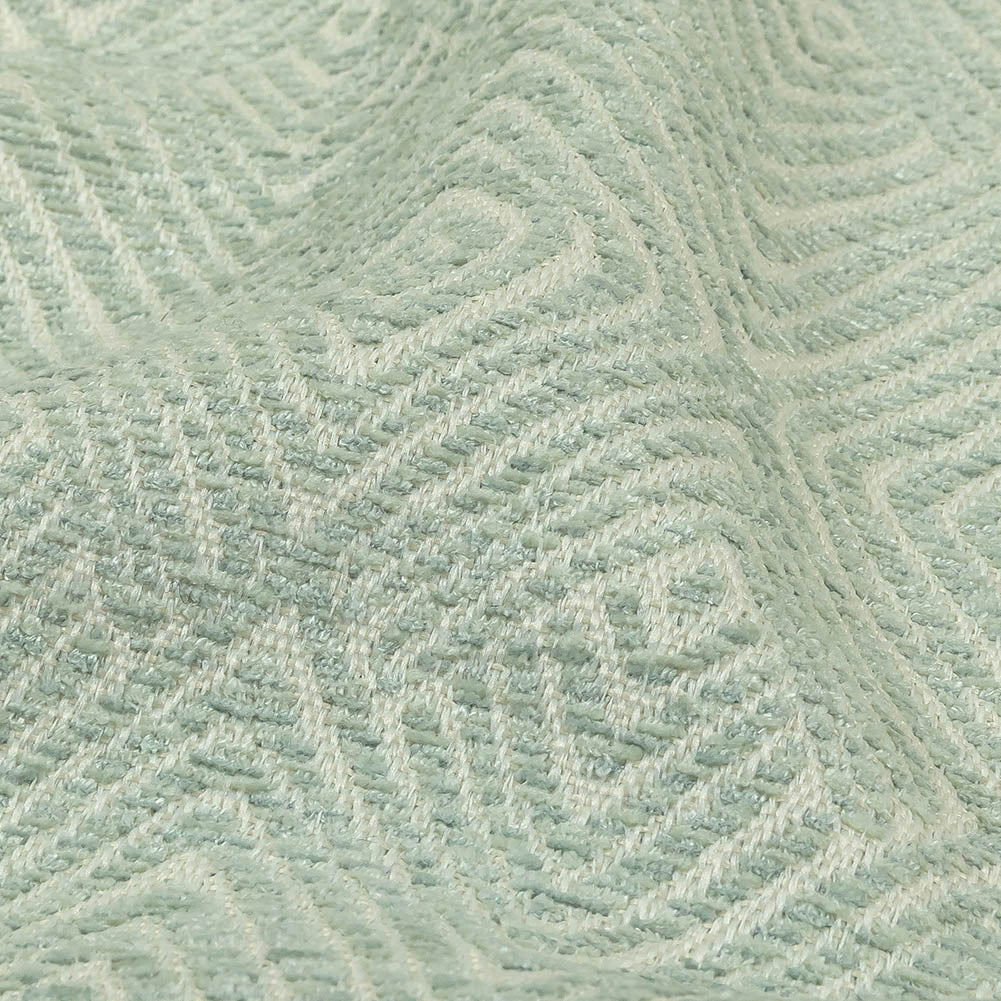 Seaglass Diamond Patterned Upholstery Chenille