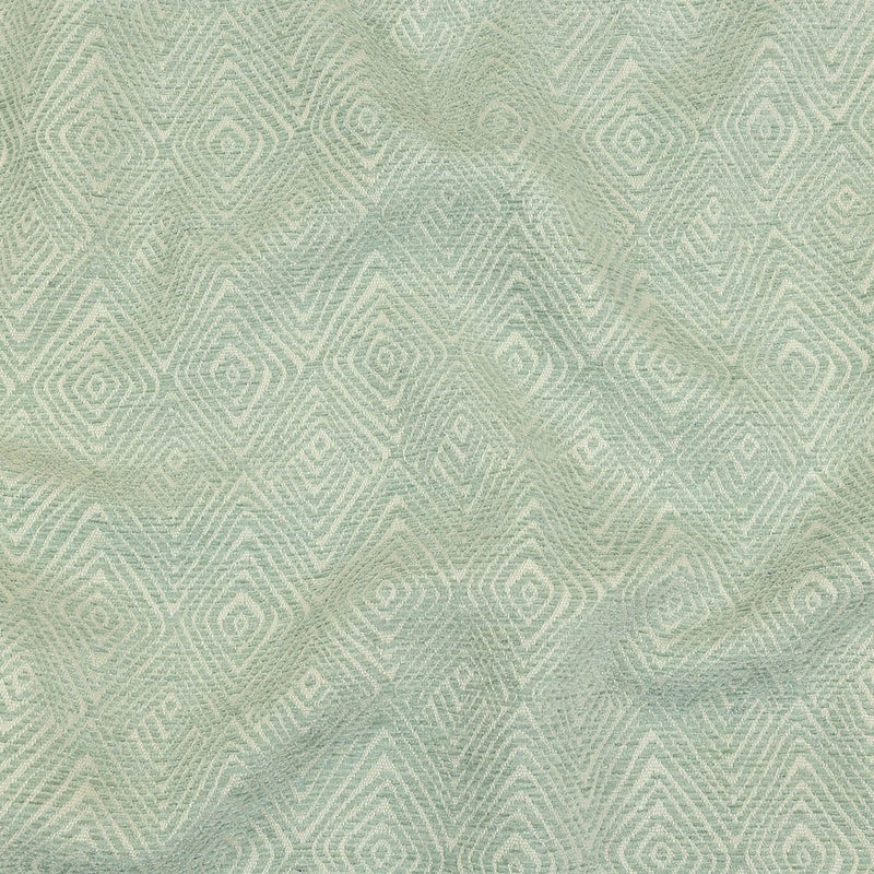 Seaglass Diamond Patterned Upholstery Chenille