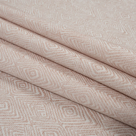 Blush Diamond Patterned Upholstery Chenille