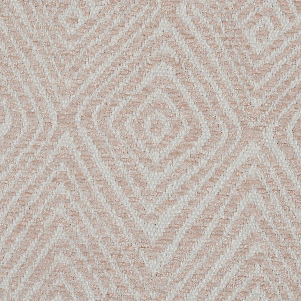 Blush Diamond Patterned Upholstery Chenille