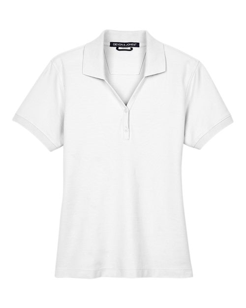 Devon & Jones Women's Pima Piqué Polo