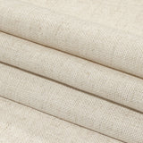 Cream Polyester Basketwoven Tweed
