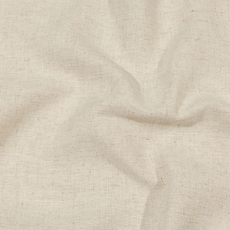 Cream Polyester Basketwoven Tweed
