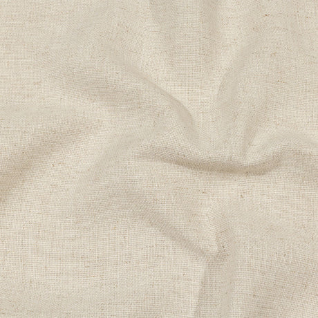 Cream Polyester Basketwoven Tweed