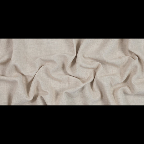 Natural Polyester Basketwoven Tweed