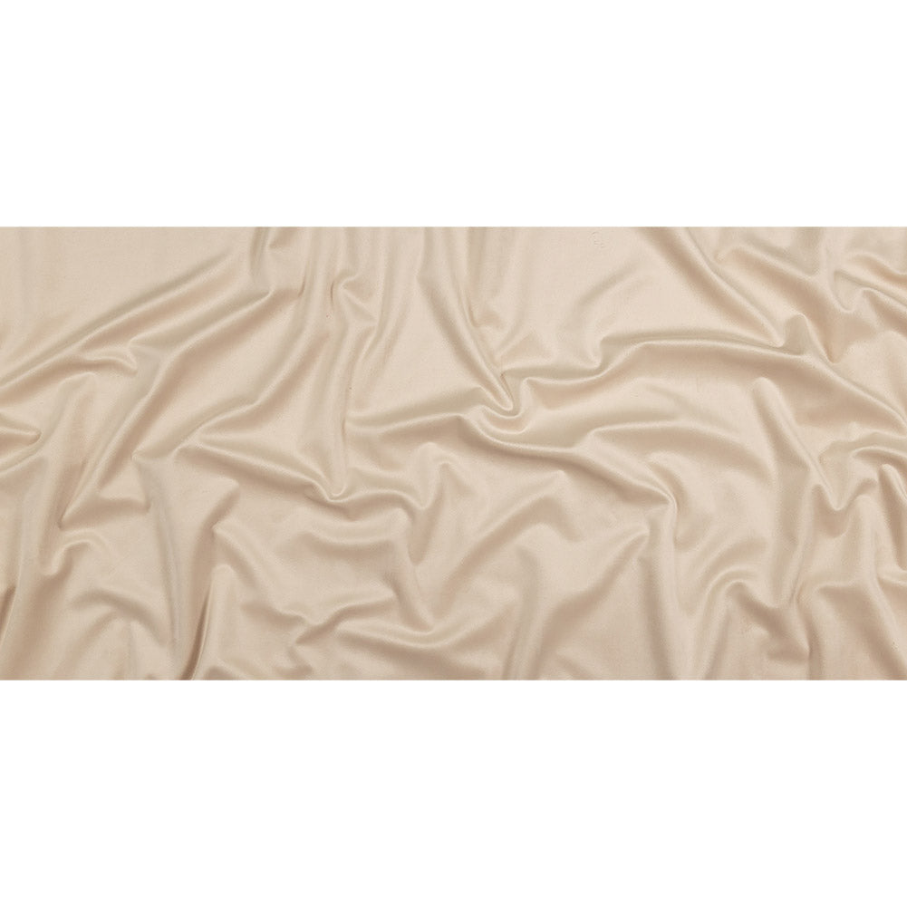 Sandshell Creamy Polyester Velvet