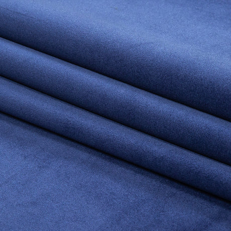 Sodalite Blue Creamy Polyester Velvet