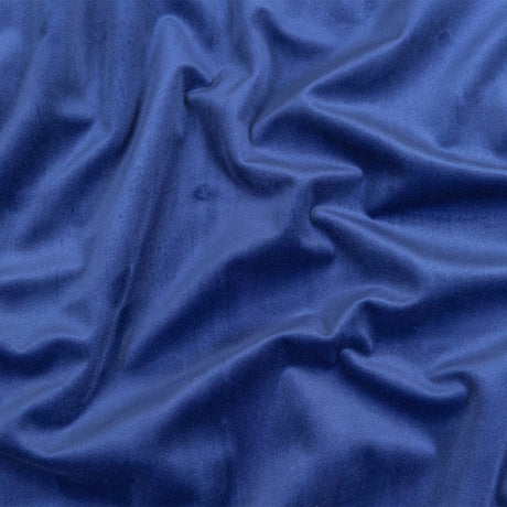 Sodalite Blue Creamy Polyester Velvet