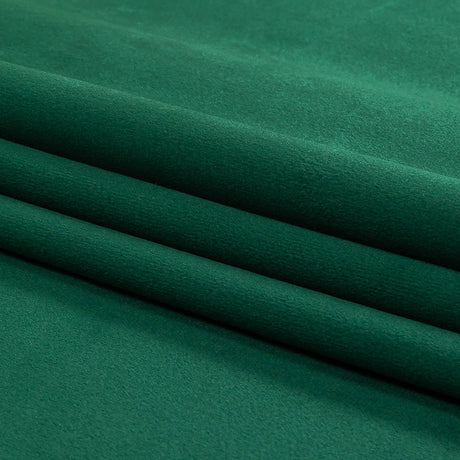 Hunter Green Creamy Polyester Velvet