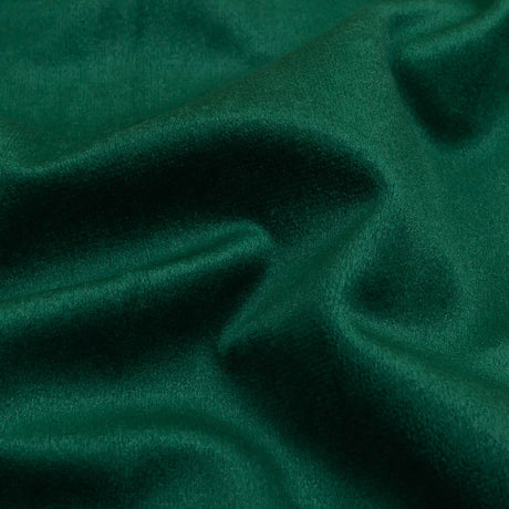 Hunter Green Creamy Polyester Velvet