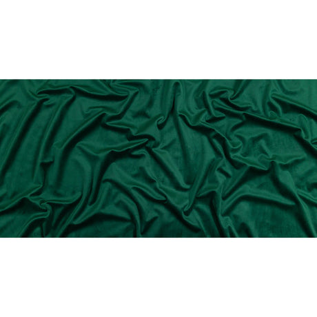 Hunter Green Creamy Polyester Velvet