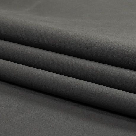 Charcoal Creamy Polyester Velvet