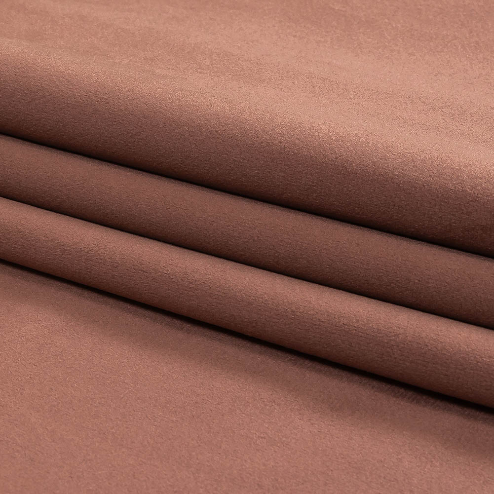 Mulberry Creamy Polyester Velvet