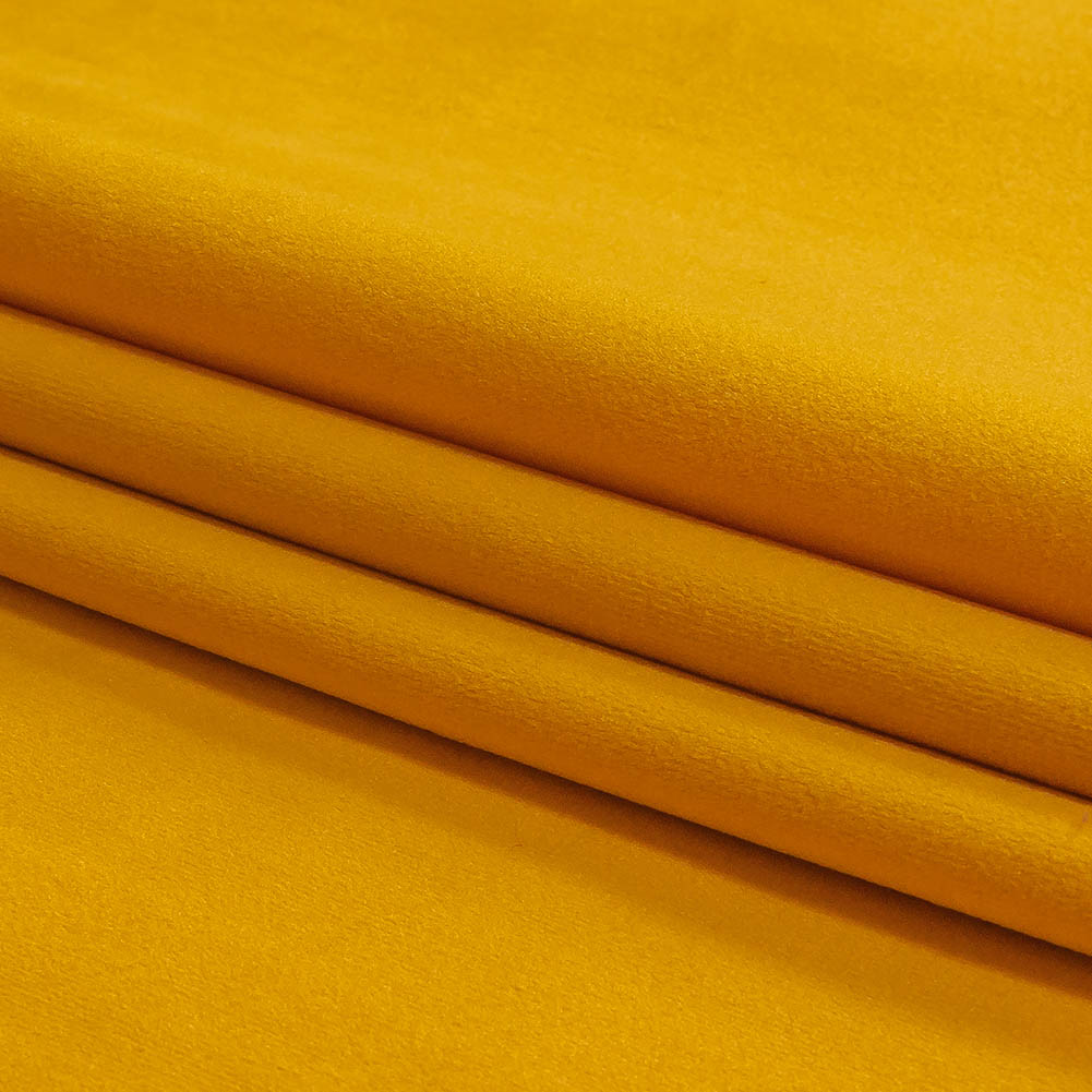 Orange Mist Creamy Polyester Velvet