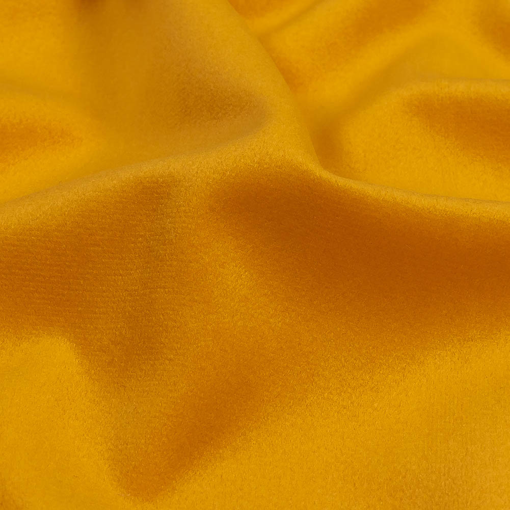 Orange Mist Creamy Polyester Velvet