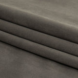 Gunmetal Creamy Polyester Velvet