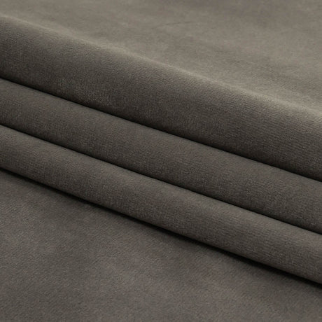 Gunmetal Creamy Polyester Velvet